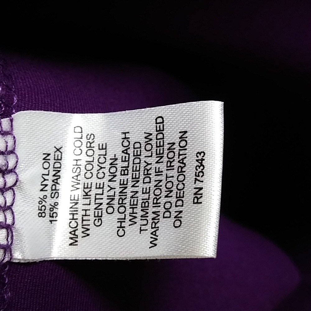 Cynthia Rowley Fit & Flare Dress Pocket Exposed Back Size S Purple - Picture 8 of 9